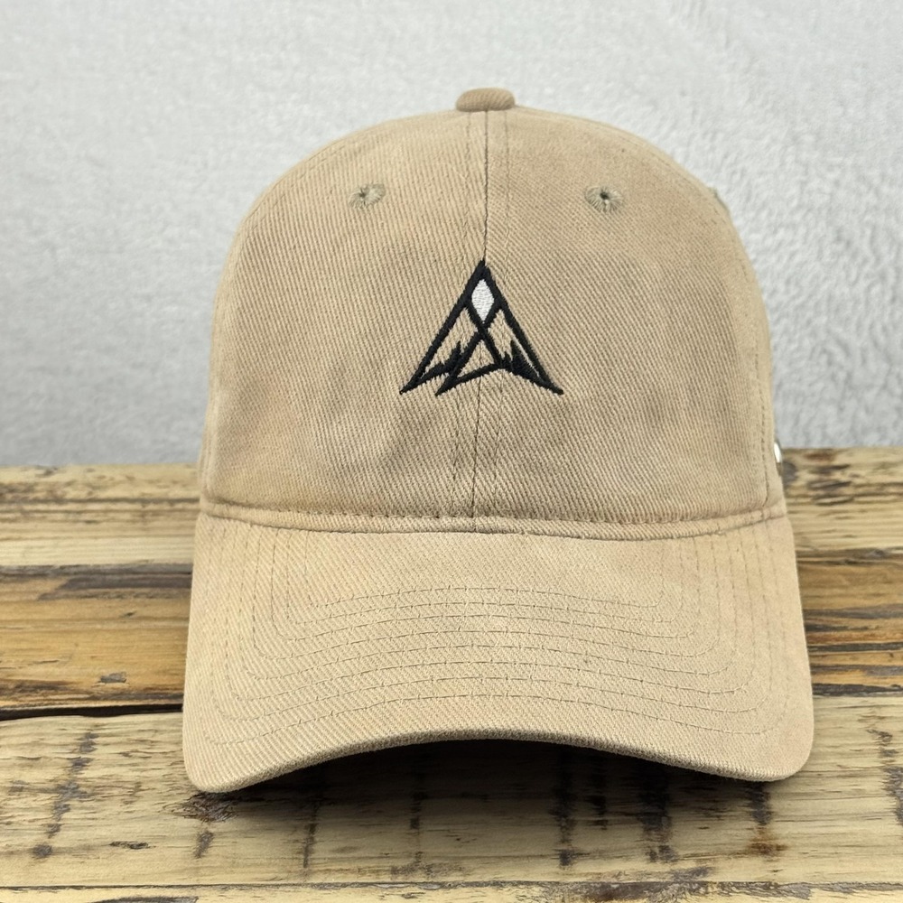Findlay‎ Hat Cap Strap Back Mens One Size Tan Cotton Logo Casual Streetwear